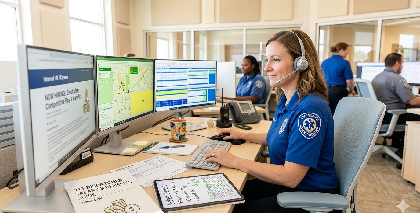 911 dispatcher salary