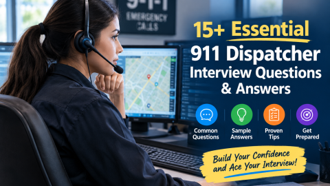 15+ Essential 911 Dispatcher Interview Questions & Answers